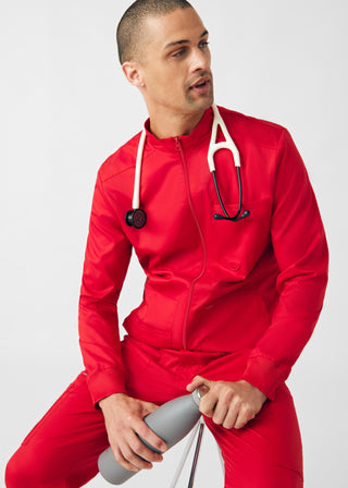 True Red ProFlex 4-Pocket Jacket Scrubs