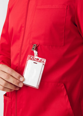 True Red ProFlex 4-Pocket Jacket Scrubs