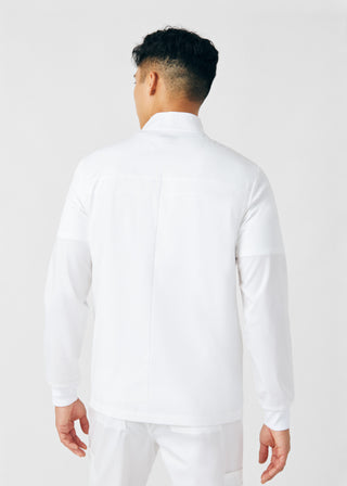 White ProFlex 4-Pocket Jacket Scrubs