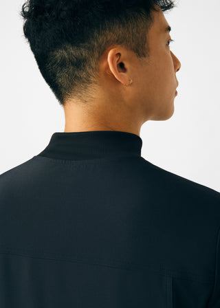 Black Forward 3-Pocket Jacket Scrubs