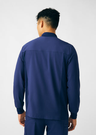 Navy Forward 3-Pocket Jacket Scrubs