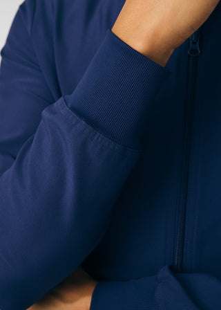 Navy Forward 3-Pocket Jacket Scrubs