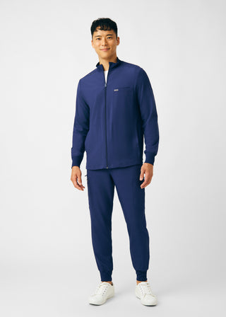 Navy Forward 3-Pocket Jacket Scrubs