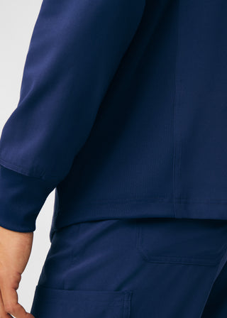Navy Forward 3-Pocket Jacket Scrubs