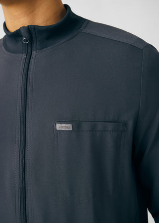 Pewter Forward 3-Pocket Jacket Scrubs
