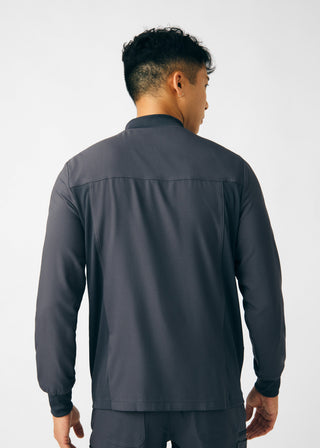 Pewter Forward 3-Pocket Jacket Scrubs