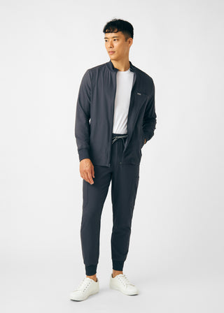 Pewter Forward 3-Pocket Jacket Scrubs
