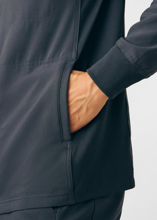 Pewter Forward 3-Pocket Jacket Scrubs