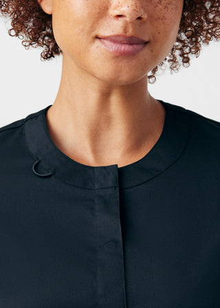 Black ProFlex 3-Pocket Jacket Scrubs