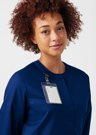 True Navy ProFlex 3-Pocket Jacket Scrubs