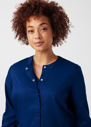 True Navy ProFlex 3-Pocket Jacket Scrubs