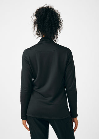 Black Forward 5-Pocket Jacket Scrubs