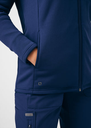 Navy Forward 5-Pocket Jacket Scrubs