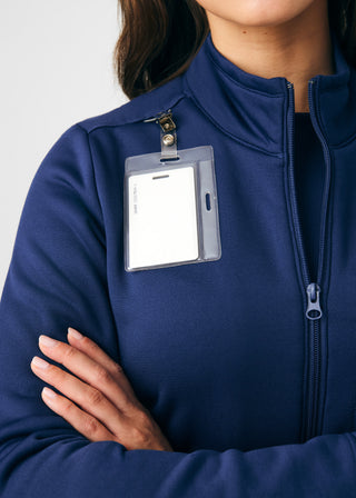 Navy Forward 5-Pocket Jacket Scrubs