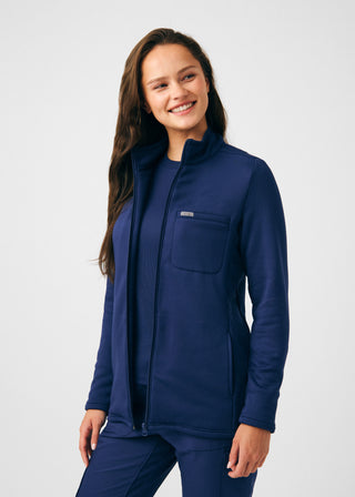 Navy Forward 5-Pocket Jacket Scrubs