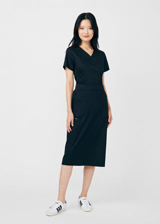 Black ProFlex Skirt Scrubs