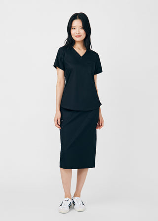 Black ProFlex Skirt Scrubs