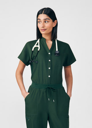 Mountain View Forward 8-Pocket Cargo Jumpsuit Scrubs