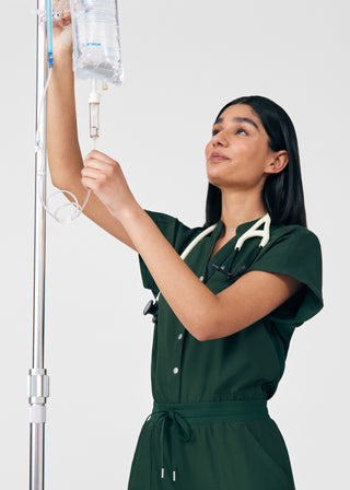 Mountain View Forward 8-Pocket Cargo Jumpsuit Scrubs