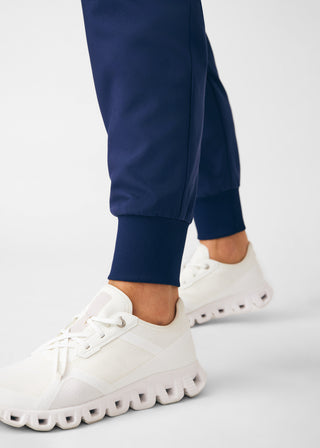 Navy Forward 8-Pocket Cargo Jumpsuit Scrubs