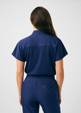Navy Forward 1-Pocket Bodysuit Scrubs