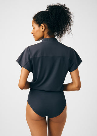 Pewter Forward 1-Pocket Bodysuit Scrubs