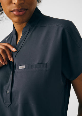 Pewter Forward 1-Pocket Bodysuit Scrubs