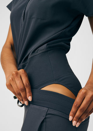 Pewter Forward 1-Pocket Bodysuit Scrubs