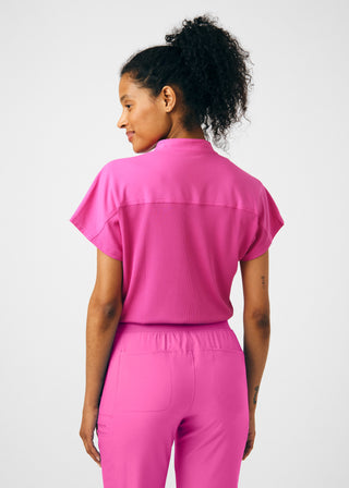 Rose Violet Forward 1-Pocket Bodysuit Scrubs