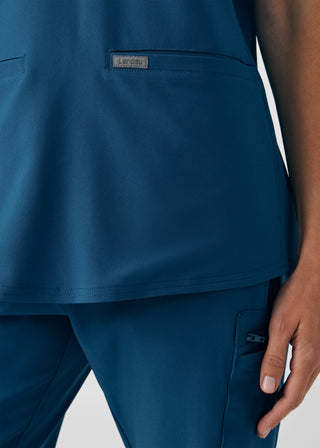 Caribbean Forward 3-Pocket V-Neck Top Scrubs