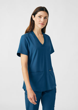 Caribbean Forward 3-Pocket V-Neck Top Scrubs
