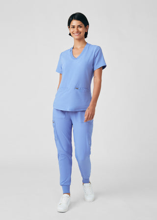 Ceil Forward 3-Pocket V-Neck Top Scrubs