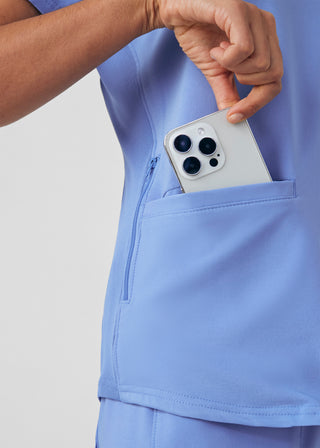 Ceil Forward 3-Pocket V-Neck Top Scrubs