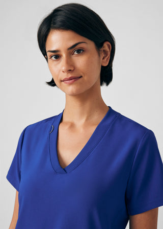 Galaxy Forward 3-Pocket V-Neck Top Scrubs