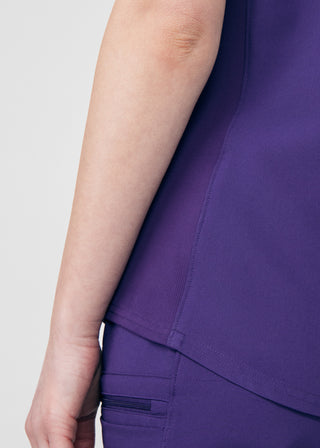 Grape Forward 3-Pocket V-Neck Top Scrubs