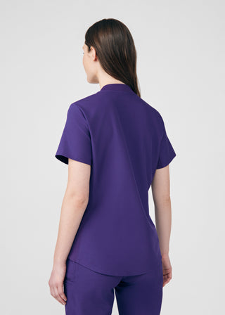 Grape Forward 3-Pocket V-Neck Top Scrubs