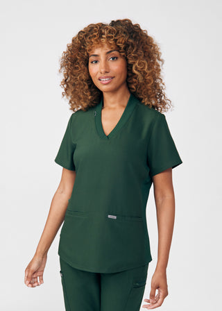 Mountain View Forward 3-Pocket V-Neck Top Scrubs