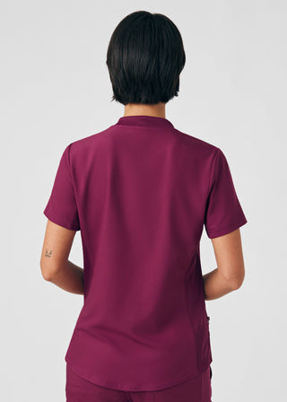 Wine Forward 3-Pocket V-Neck Top Scrubs