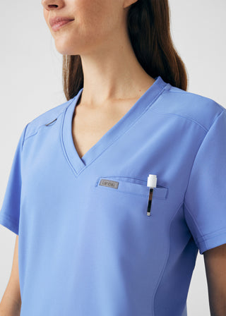 Ceil Forward 2-Pocket V-Neck Top Scrubs