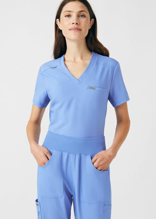 Ceil Forward 2-Pocket V-Neck Top Scrubs