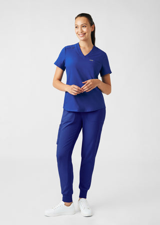 Galaxy Forward 2-Pocket V-Neck Top Scrubs