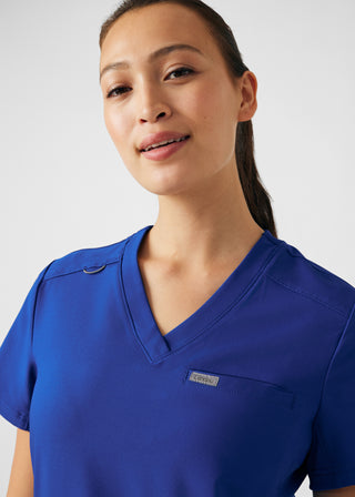 Galaxy Forward 2-Pocket V-Neck Top Scrubs
