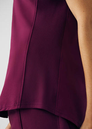 Wine Forward 2-Pocket V-Neck Top Scrubs