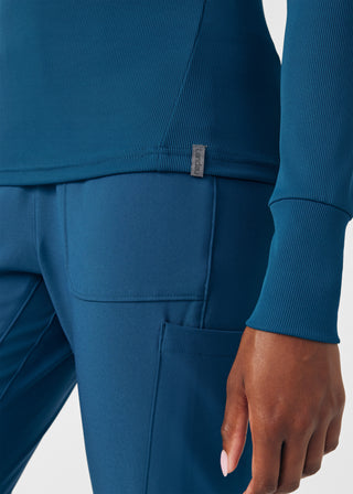 Caribbean Forward 1-Pocket Long-Sleeve Tee Scrubs