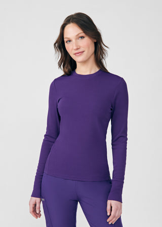 Grape Forward 1-Pocket Long-Sleeve Tee Scrubs