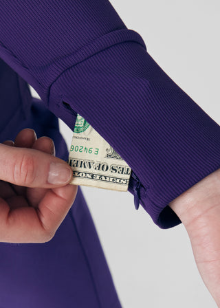 Grape Forward 1-Pocket Long-Sleeve Tee Scrubs