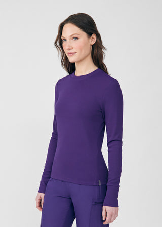 Grape Forward 1-Pocket Long-Sleeve Tee Scrubs