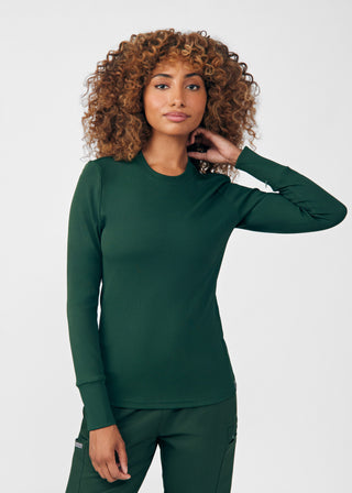 Mountain View Forward 1-Pocket Long-Sleeve Tee Scrubs