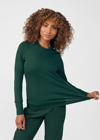 Mountain View Forward 1-Pocket Long-Sleeve Tee Scrubs