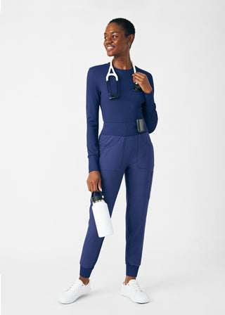 Navy Forward 1-Pocket Long-Sleeve Tee Scrubs